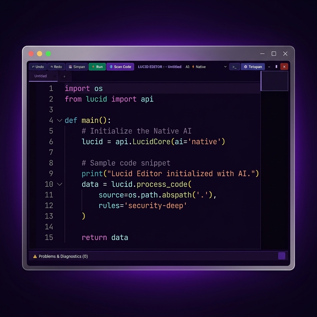 Native Lucid Editor Mockup